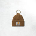 Carhartt WIP Mini Watch Hat Keychain: Hamilton Brown