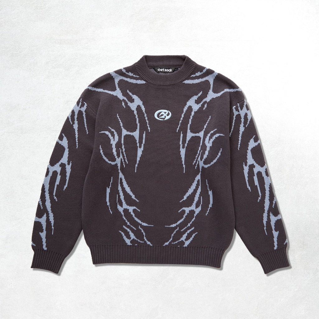 Chet Rock Cybersigilism Racer Jumper: Grey