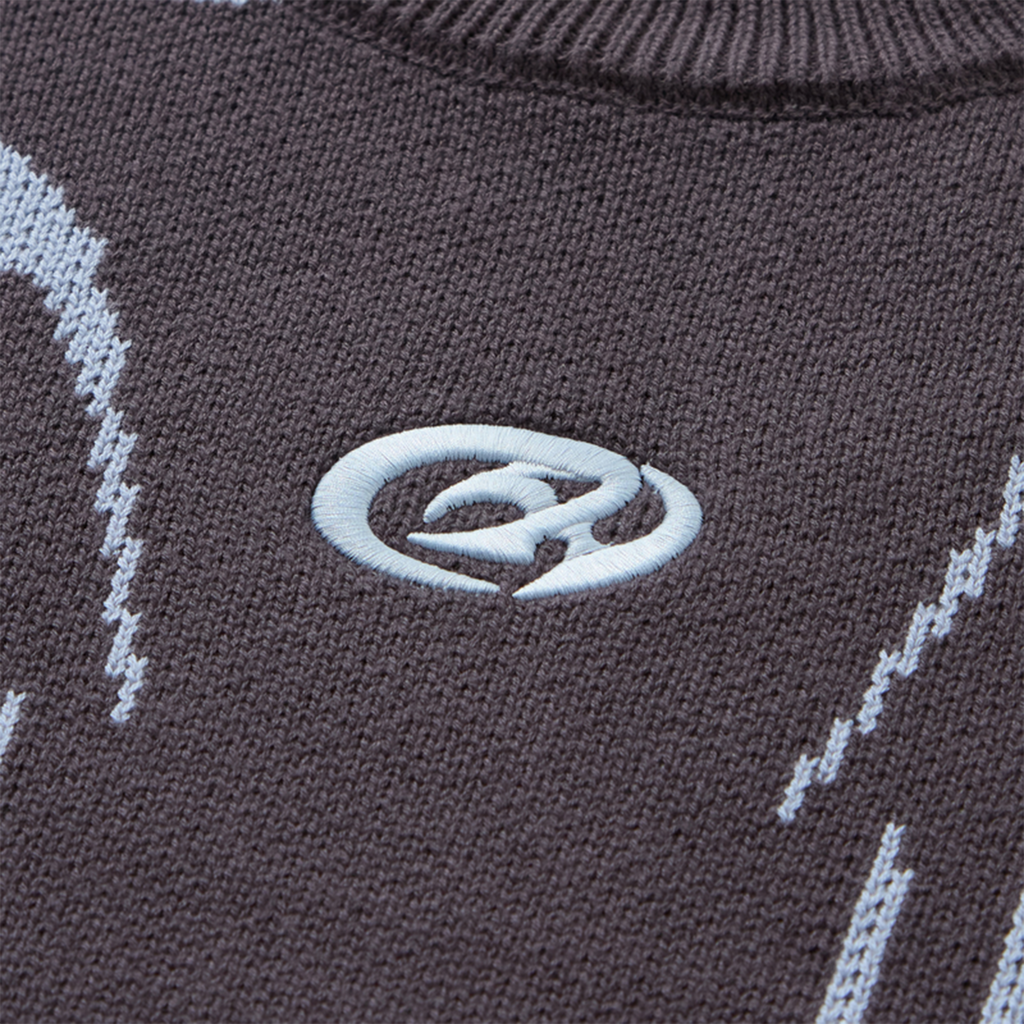 Chet Rock Cybersigilism Racer Jumper: Grey