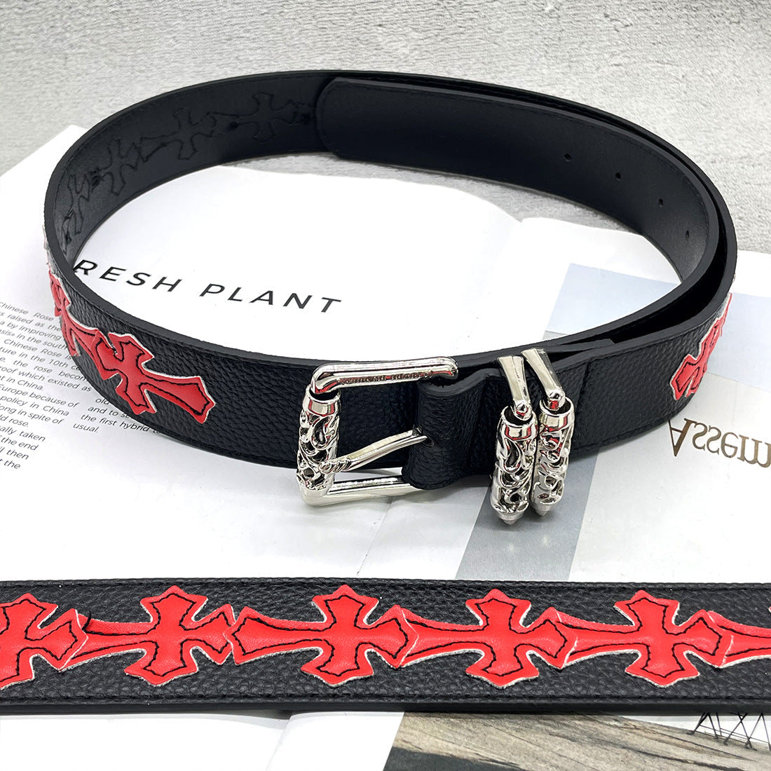 Chh Chrome Heart Belt Sacred Sword Cross Belt