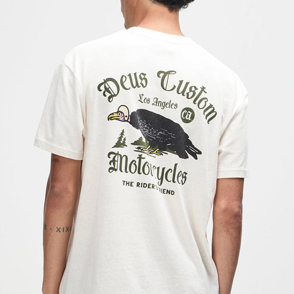 Deus Beep-Beep Tee: Dirty White