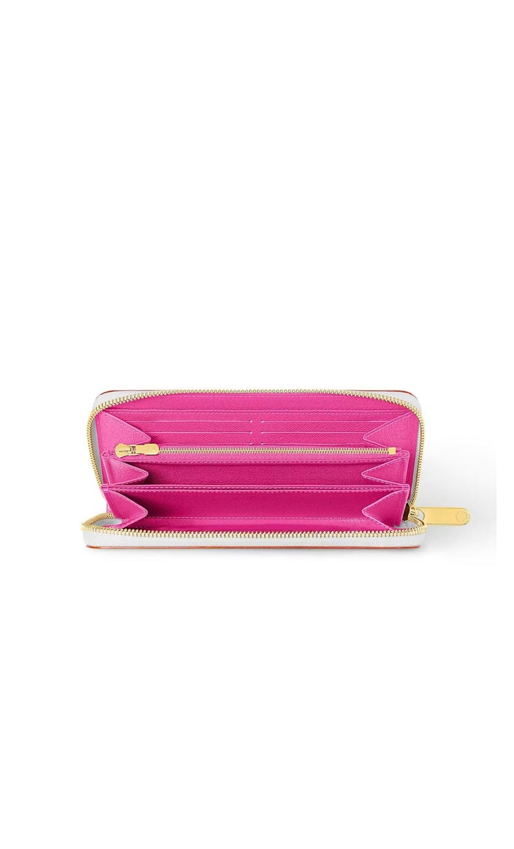Louis Vuitton x Takashi Murakami Zippy Wallet White Collored