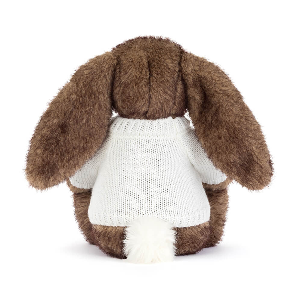 Hoppleston Luxe Bunny with Personalized Cream Jumper