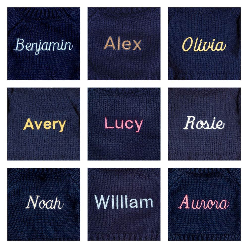 Bashful Luxe Bunny Luna with Personalized Navy Jumper