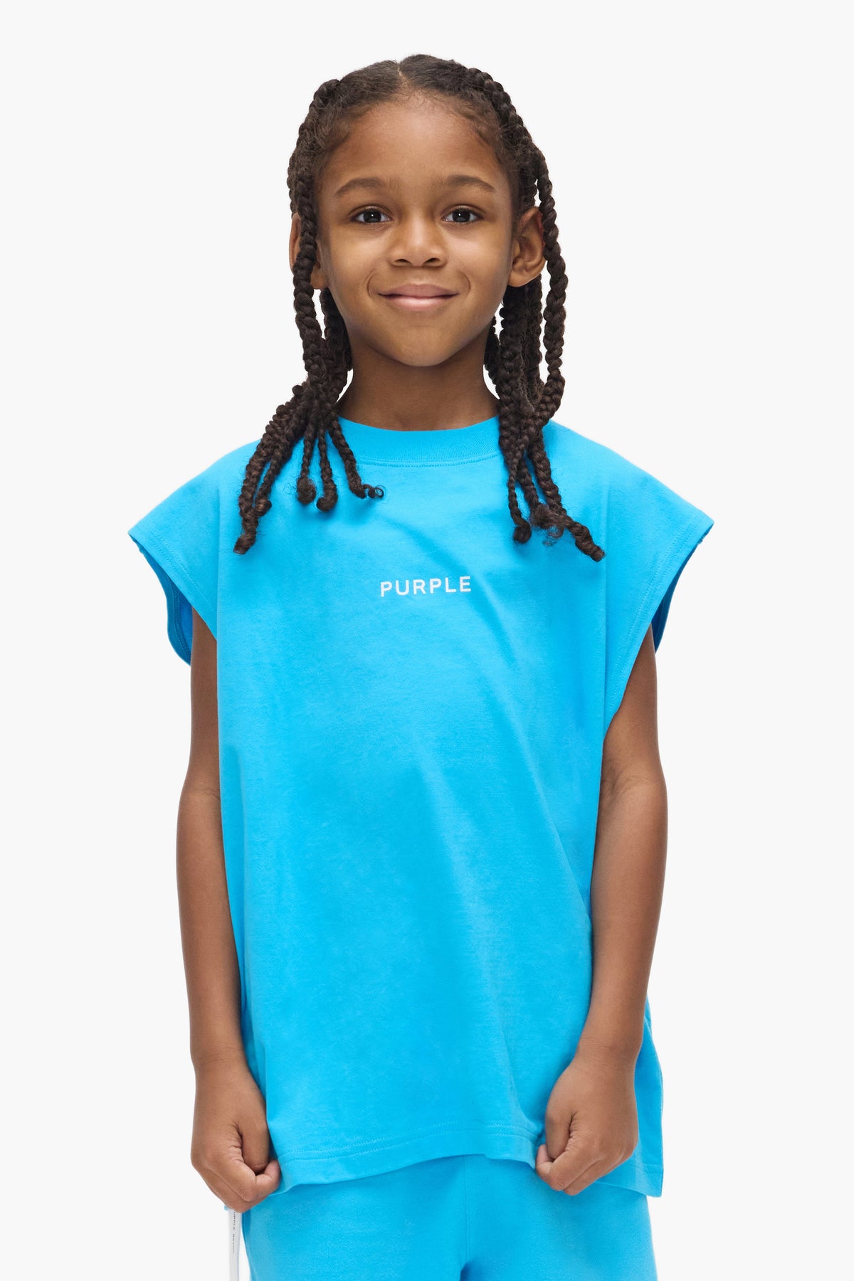 Kids' Wordmark Cut Tank Top