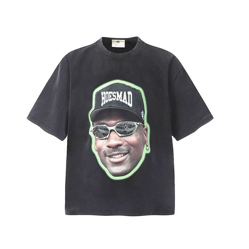 Travis Scott VTG Washed Rapper Athlete Mike Tyson Oversized Tee