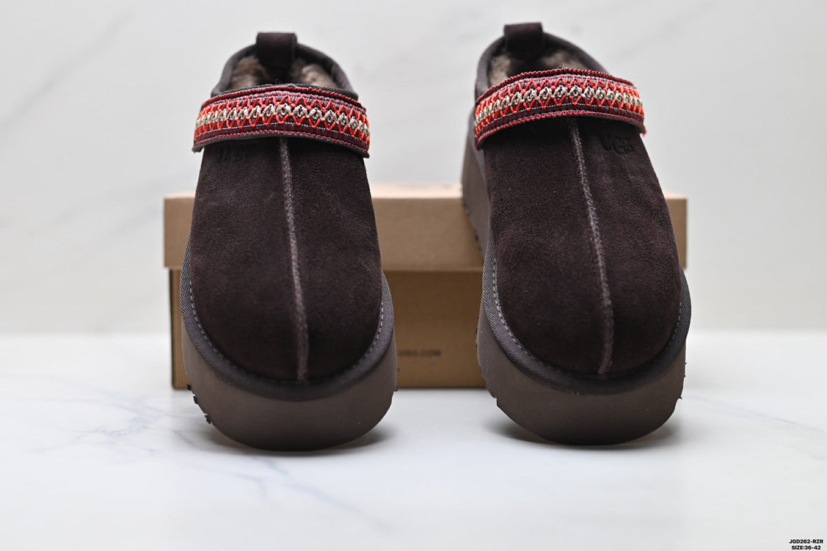 UGG Tazz Shearling Platform Slip-Ons