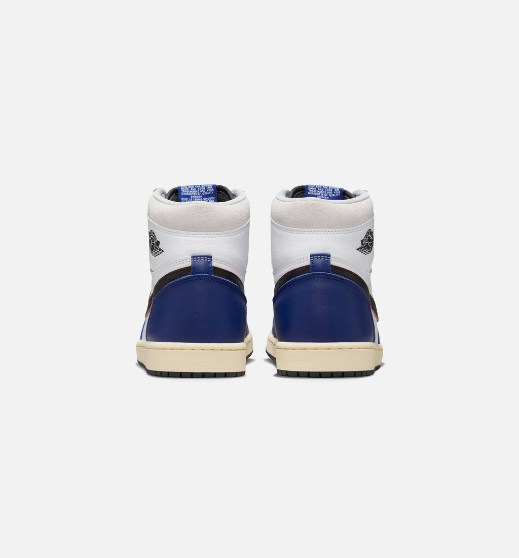 Air Jordan 1 Retro High OG Rare Air Men's – White/Black/Neutral Grey/Deep Royal Blue