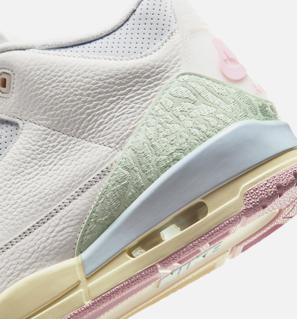 Air Jordan 3 Retro Sail and Jade Aura Men's – Sail/Jade Aura/Aura/Iced Carmine