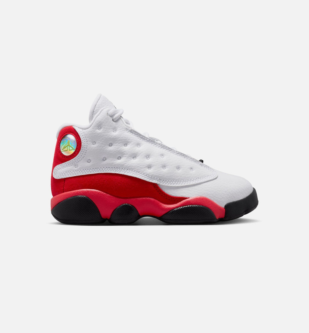 Air Jordan 13 Retro Preschool Sneakers - White / Black / True Red