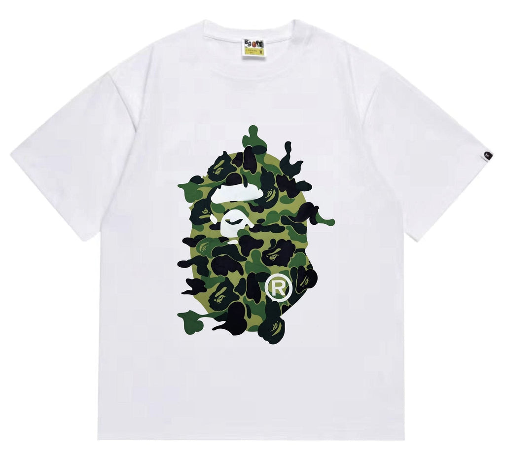 BAPE Camouflage Ape Face Graphic T-Shirt