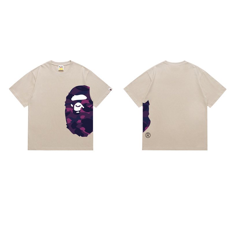 BAPE Purple Camo Side Graphic T-Shirt