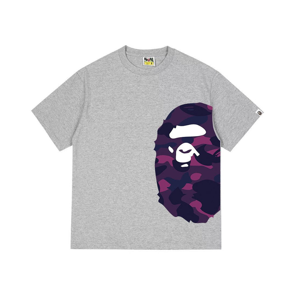 BAPE Purple Camo Side Graphic T-Shirt