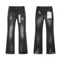 Purple Brand Studded Side-Trim Washed Jeans