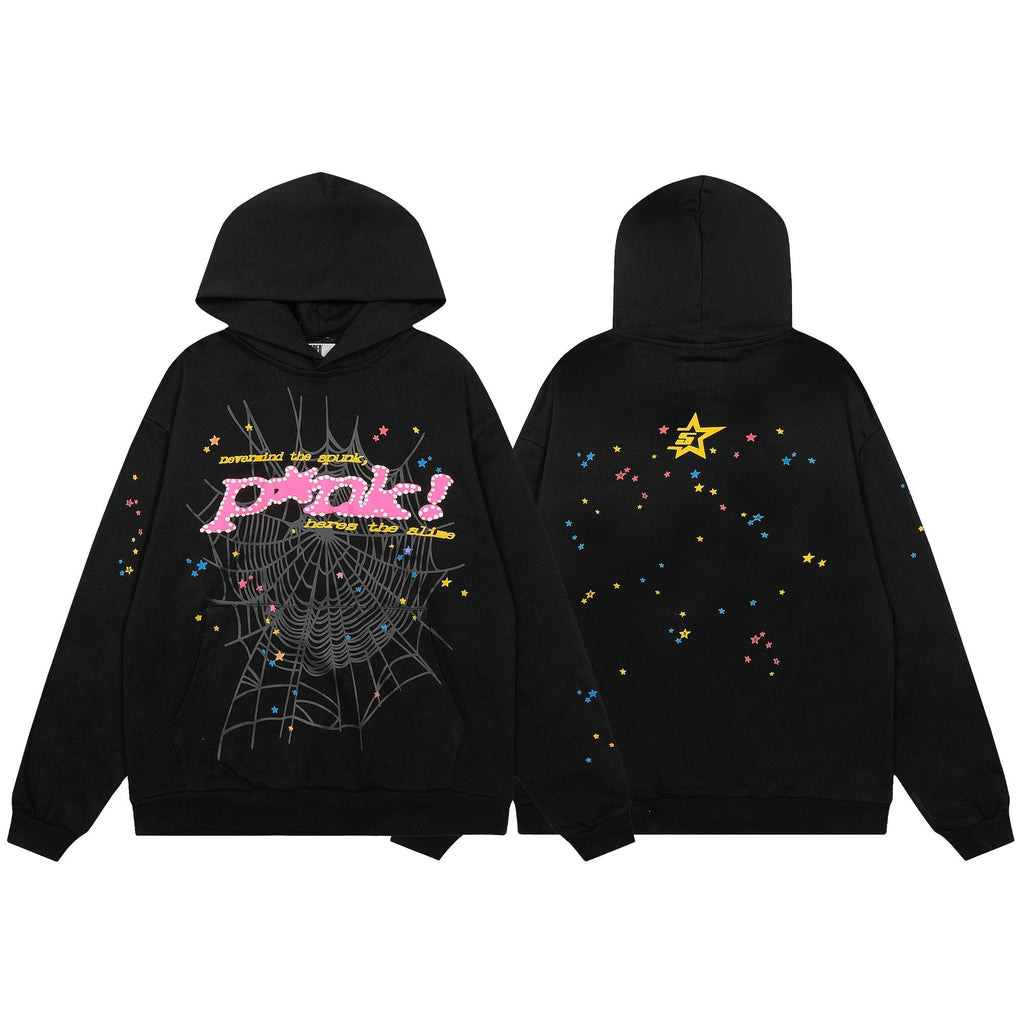Sp5der Spiderweb Star Graphic Hoodie