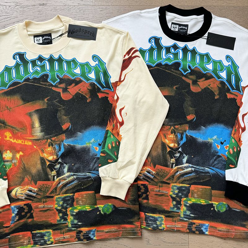 Godspeed E Pluribus Unum Graphic Long-Sleeve T-Shirt