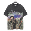Godspeed Skeleton Landscape Graphic T-Shirt