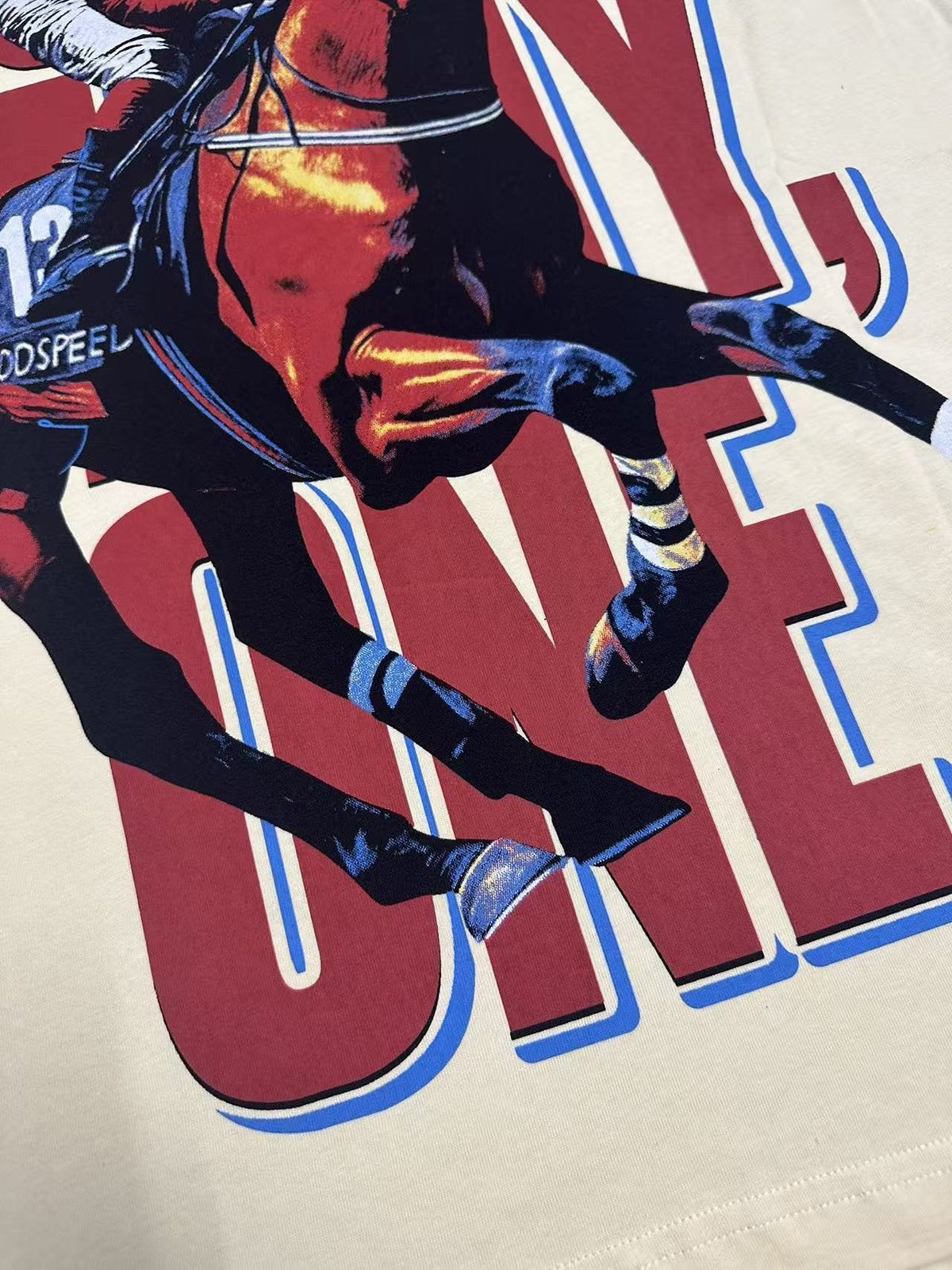 Godspeed Horse Racing Graphic T-Shirt
