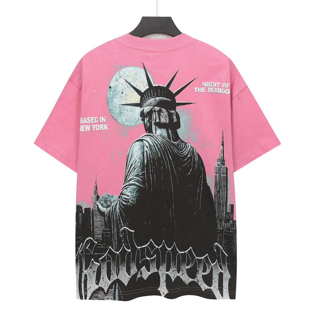 Godspeed Statue of Liberty Graphic T-Shirt
