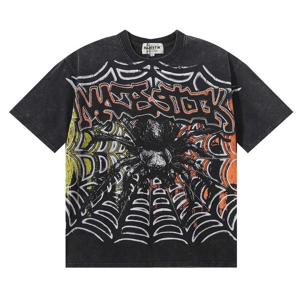 MAJESTIK Tarantula Graphic Short-Sleeve T-Shirt
