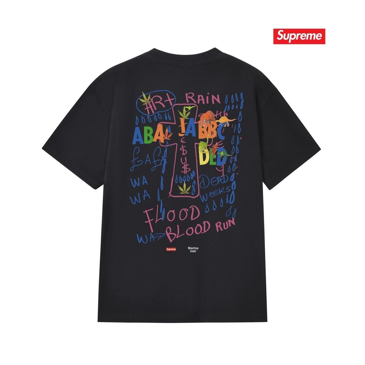 Supreme Front and Back Graphic T-Shirt