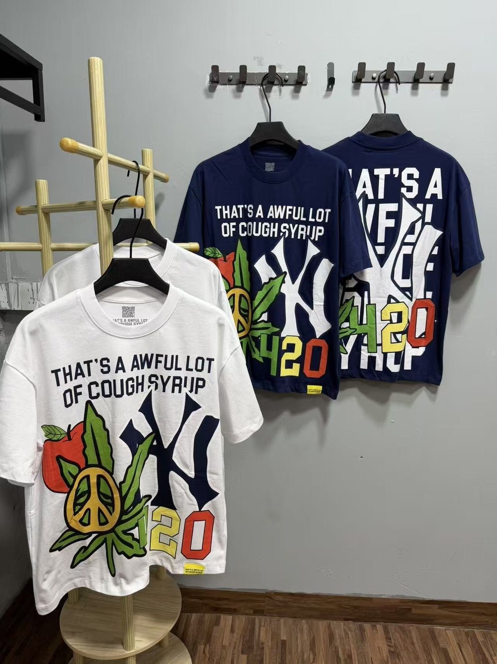 THAT'S A AWFUL LOT OF COUGH SYRUP Front & Back Graphic T-Shirt