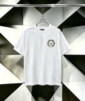 Chrome Hearts Floral Horseshoe Cross Graphic T-Shirt
