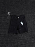 Chrome Hearts Cross Graphic Black Shorts