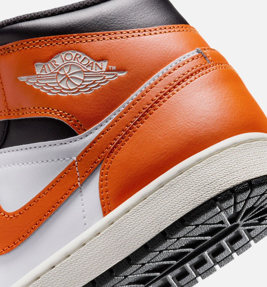 Air Jordan 1 Mid Men's – Starfish/White/Sail/Black