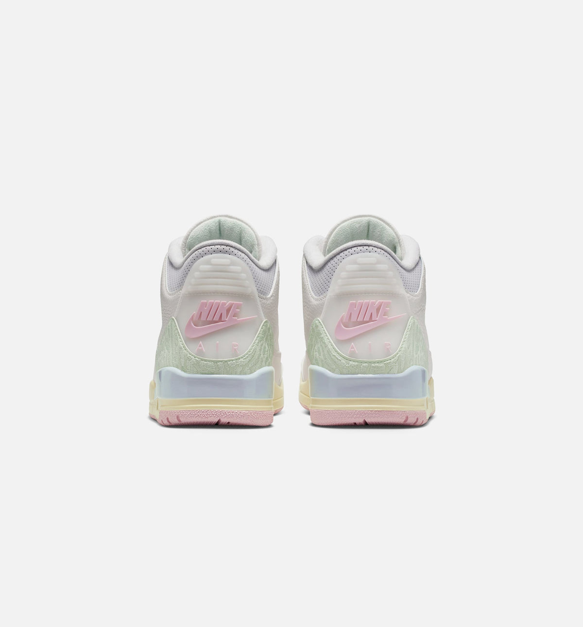 Air Jordan 3 Retro Mens Lifestyle Shoe - Sail/Jade Glow/Misty Lilac