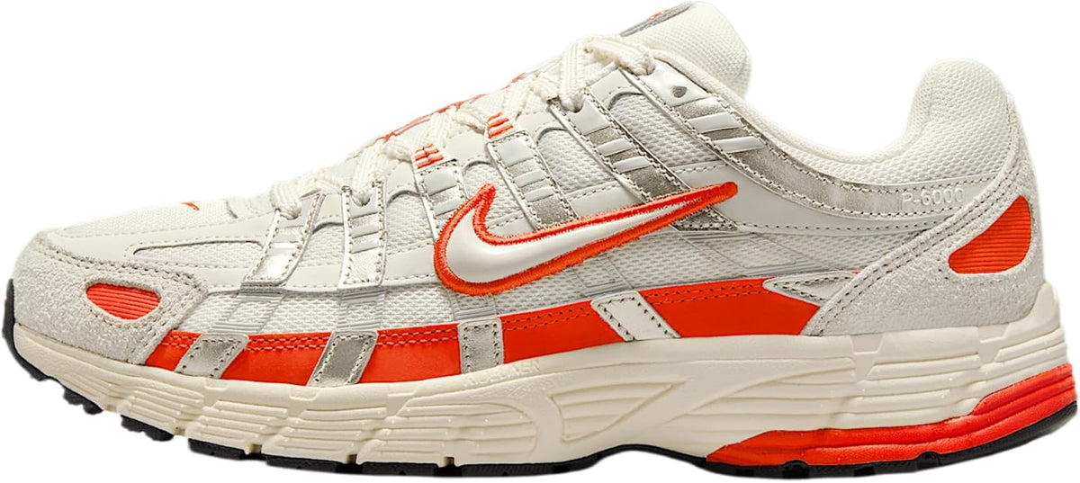 Women's Nike P-6000 Sail/Picante Red-Pale Ivory (HV5230 133)