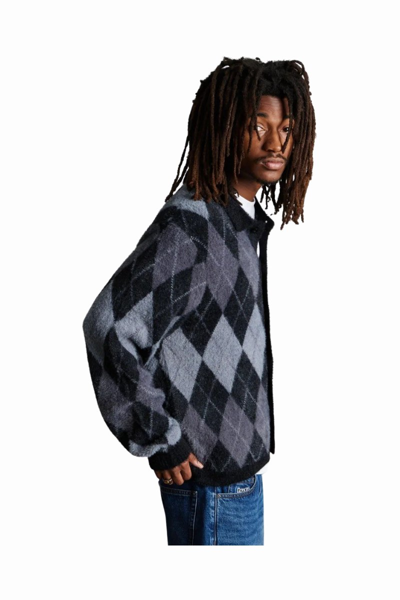 HUF PULL COOPER MOHAIR SWEATER Black