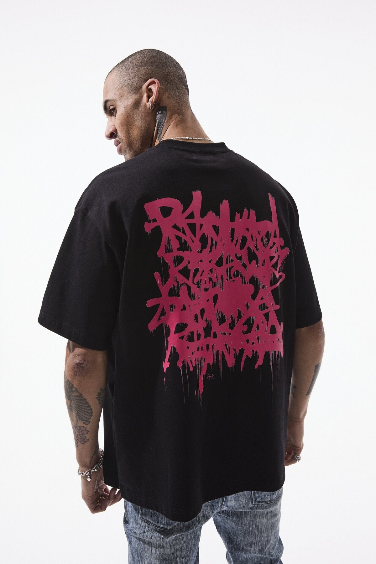 RTA Graffiti Pink Colin Tee