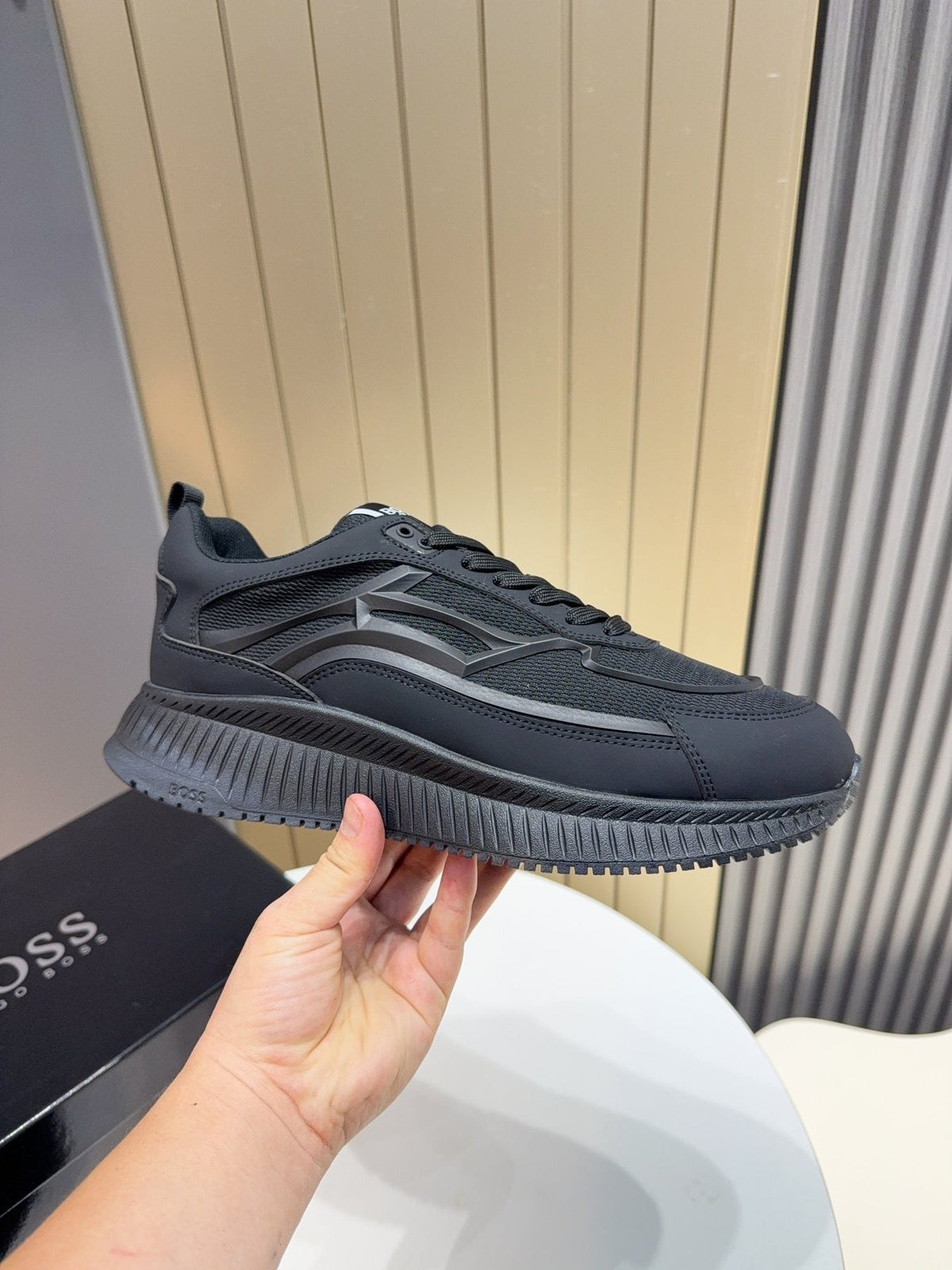 BOSS Black Low-Top Sneakers