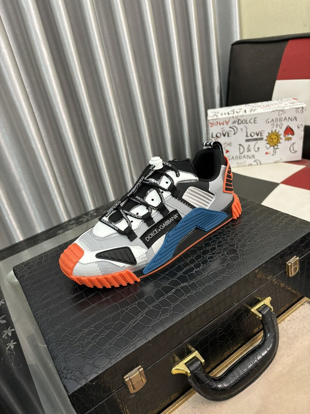 Dolce & Gabbana Colorblock Layered Sneakers