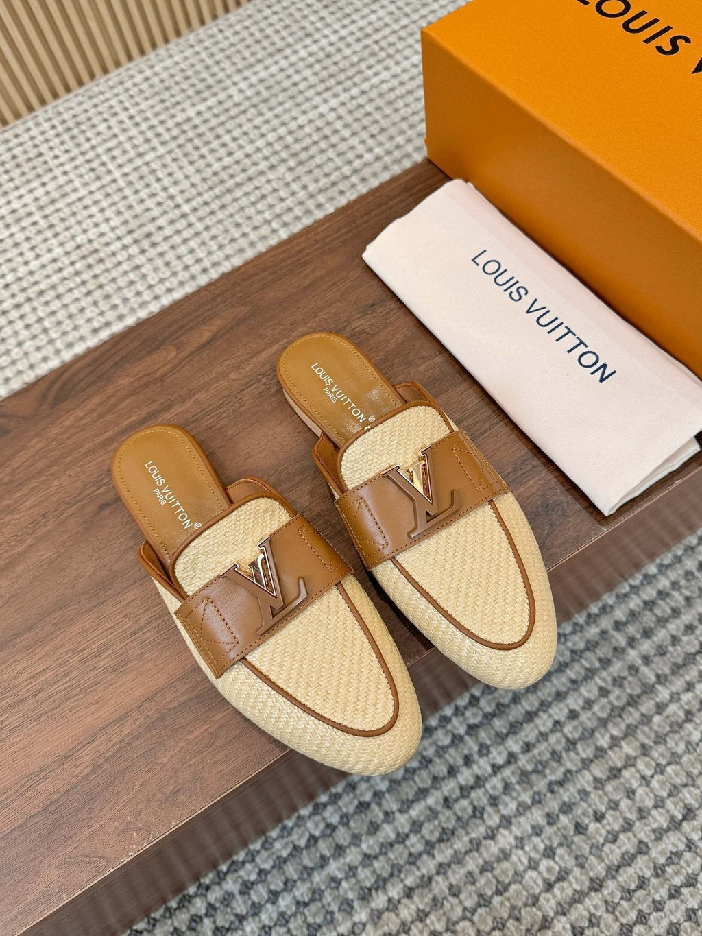 Louis Vuitton Woven Mule Sandals