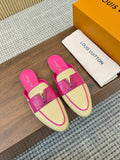 Louis Vuitton Woven Mule Sandals