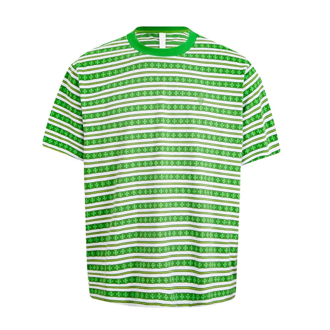 Chrome Hearts Striped Jacquard Knit T-Shirt