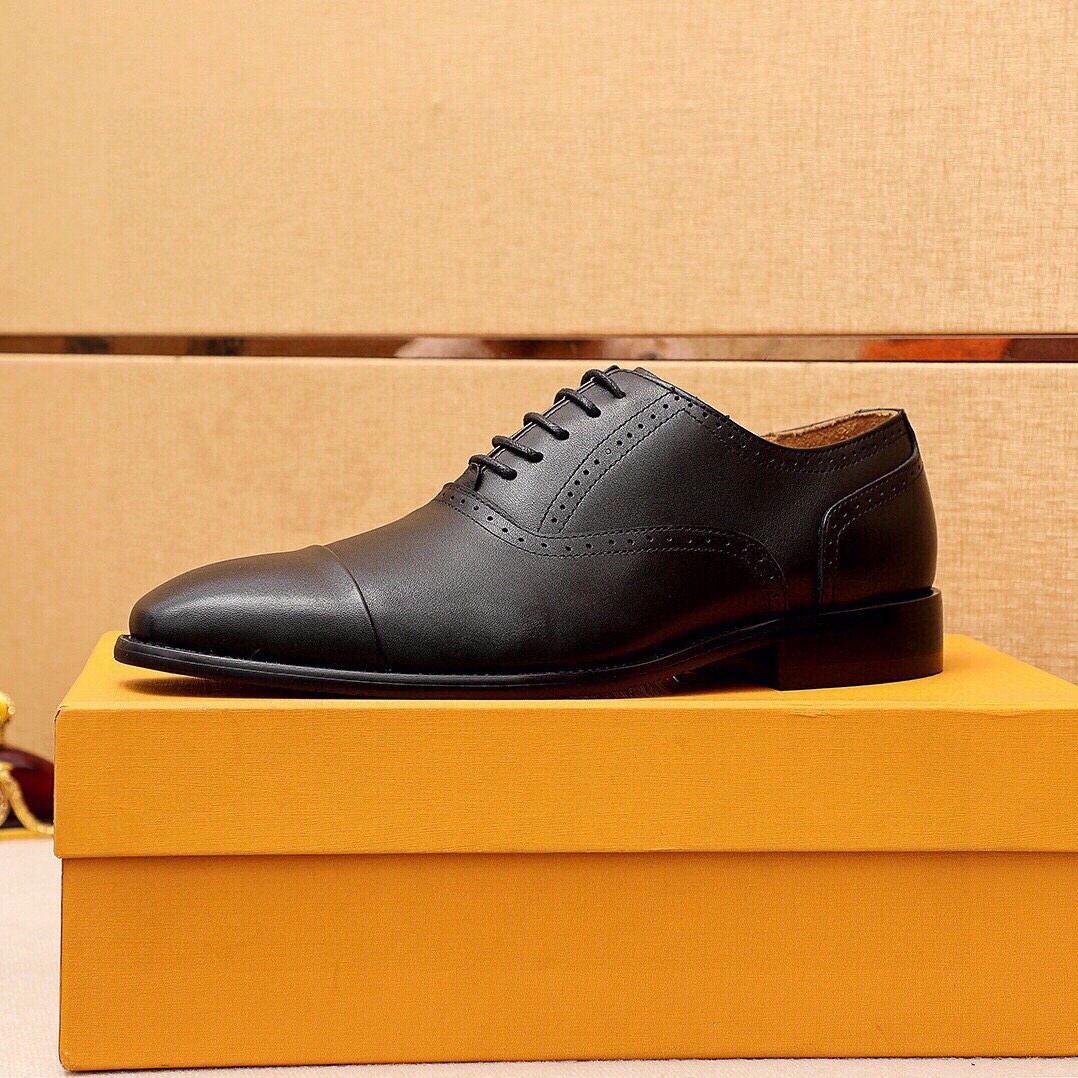 Louis Vuitton Men's Cap-Toe Oxford Dress Shoes