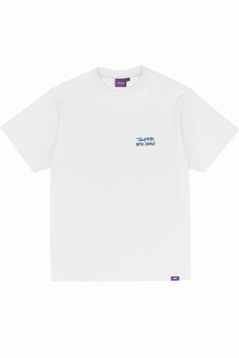 JACKER WORLDWIDE MARKET T-SHIRT White