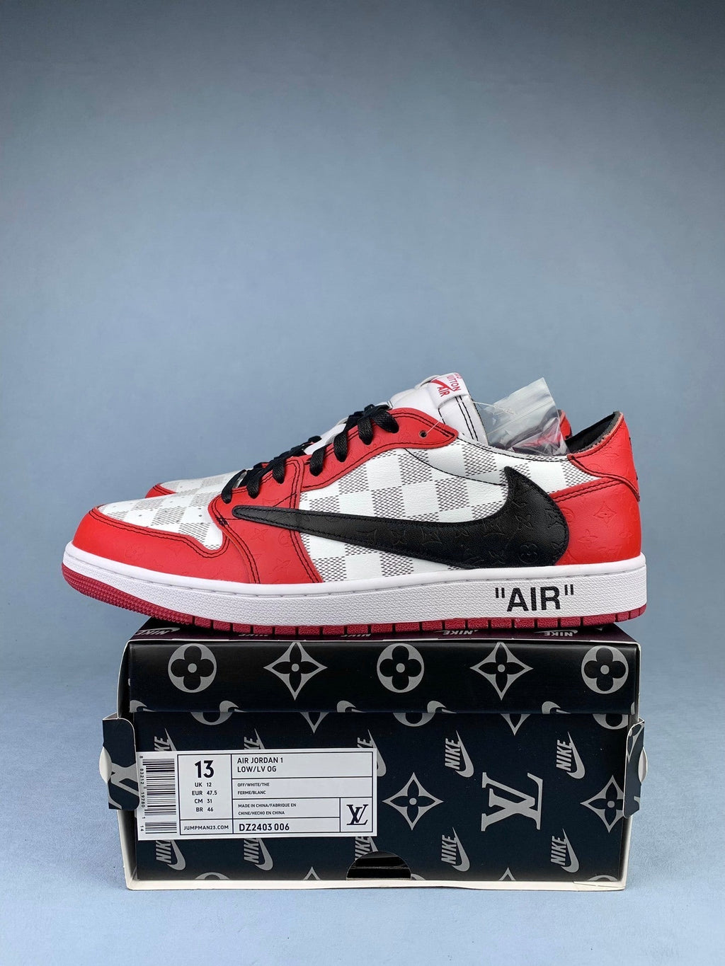 Air Jordan 1 Low Chicago Collaboration Unisex Sneakers DZ2403-006